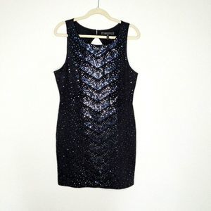 BCBG Sequin Cocktail Party Mini Dress